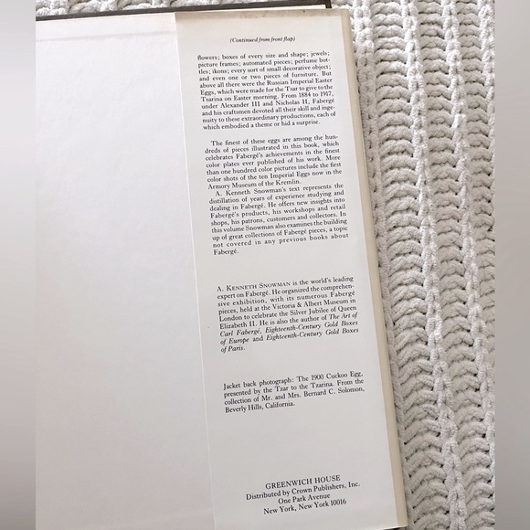 🪺🕰️Carl Faberge: Goldsmith to the Imperial Court of Russia Hardback Color Book - Picture 5 of 16